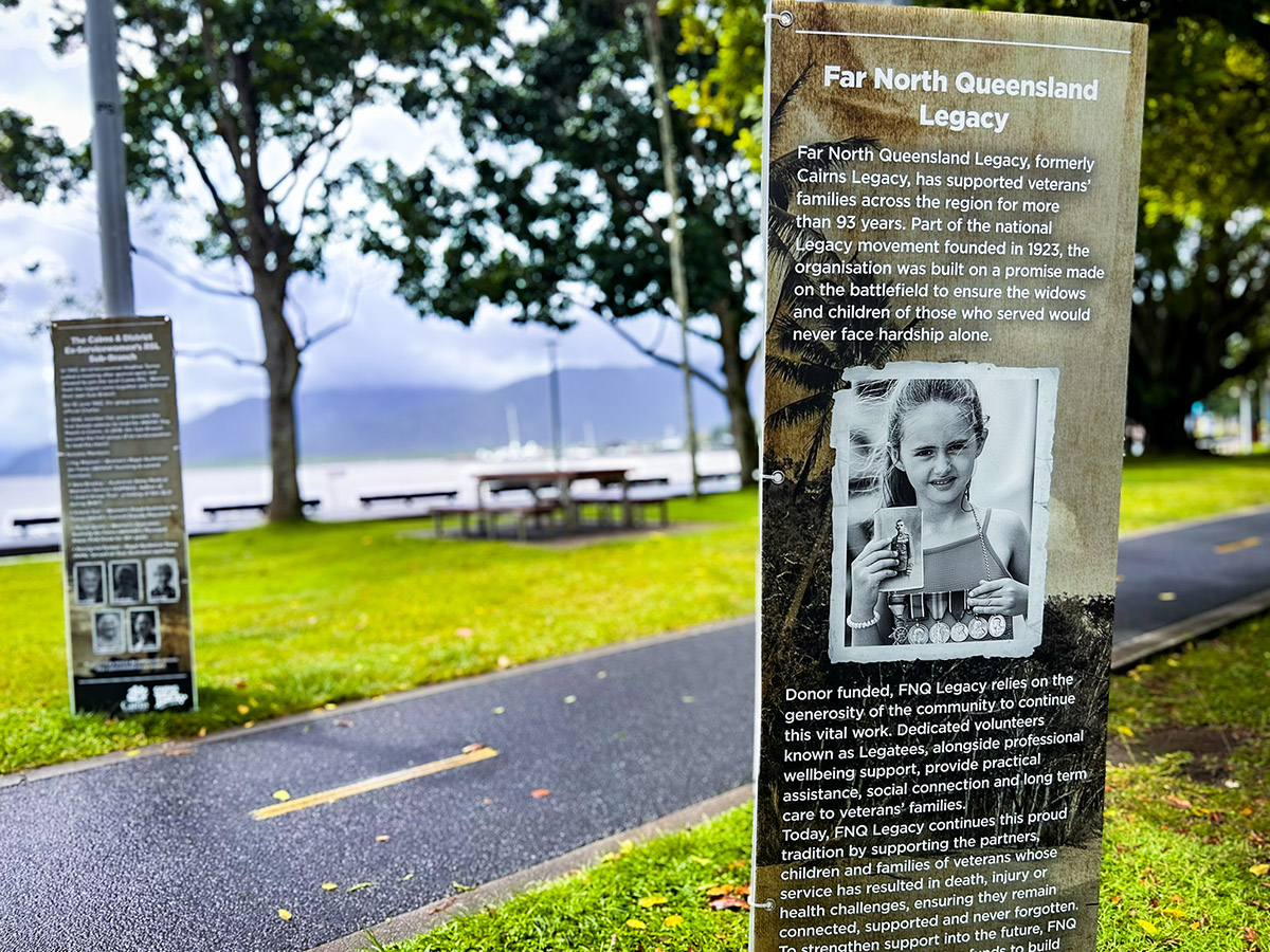 Cenotaph walk shares stories of local service image