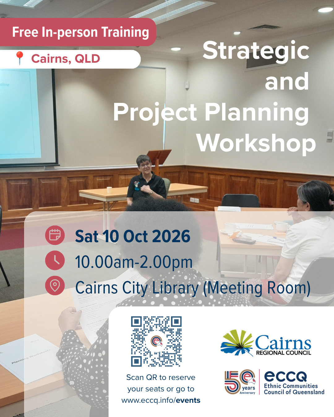 Strategic and project planning workshop for community organisations