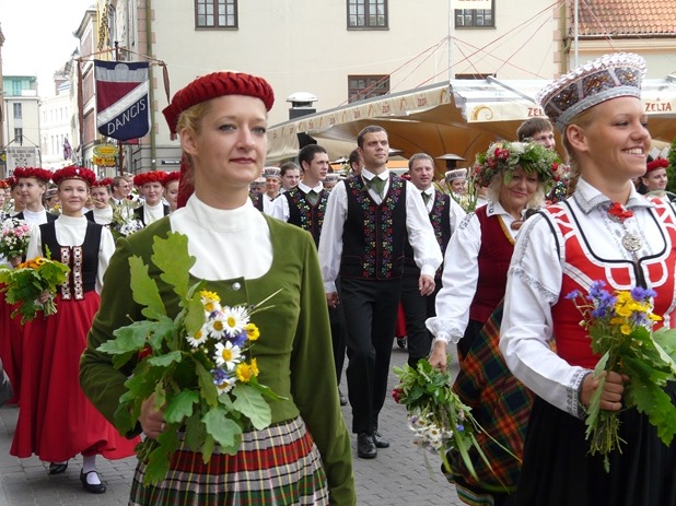 Riga traditional dress