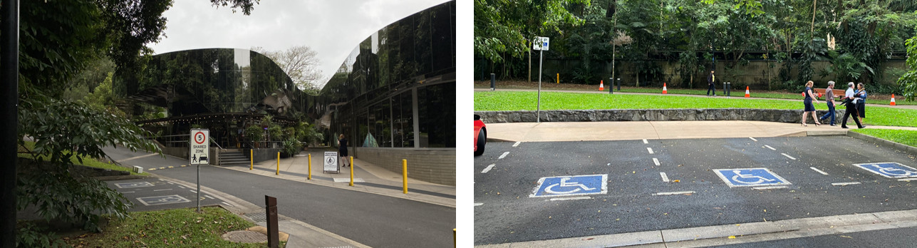 Parking bays