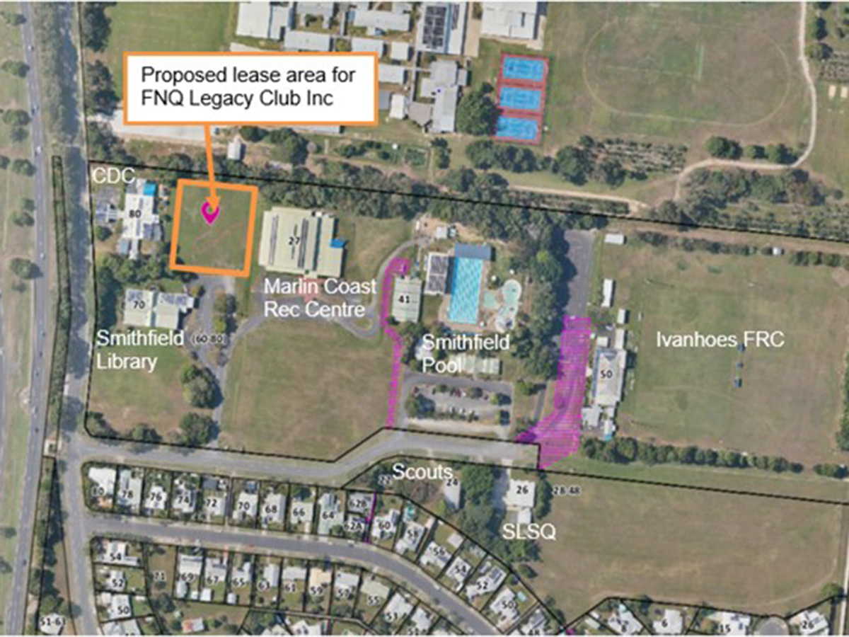 The proposed site of the FNQ Legacy House in Smithfield.