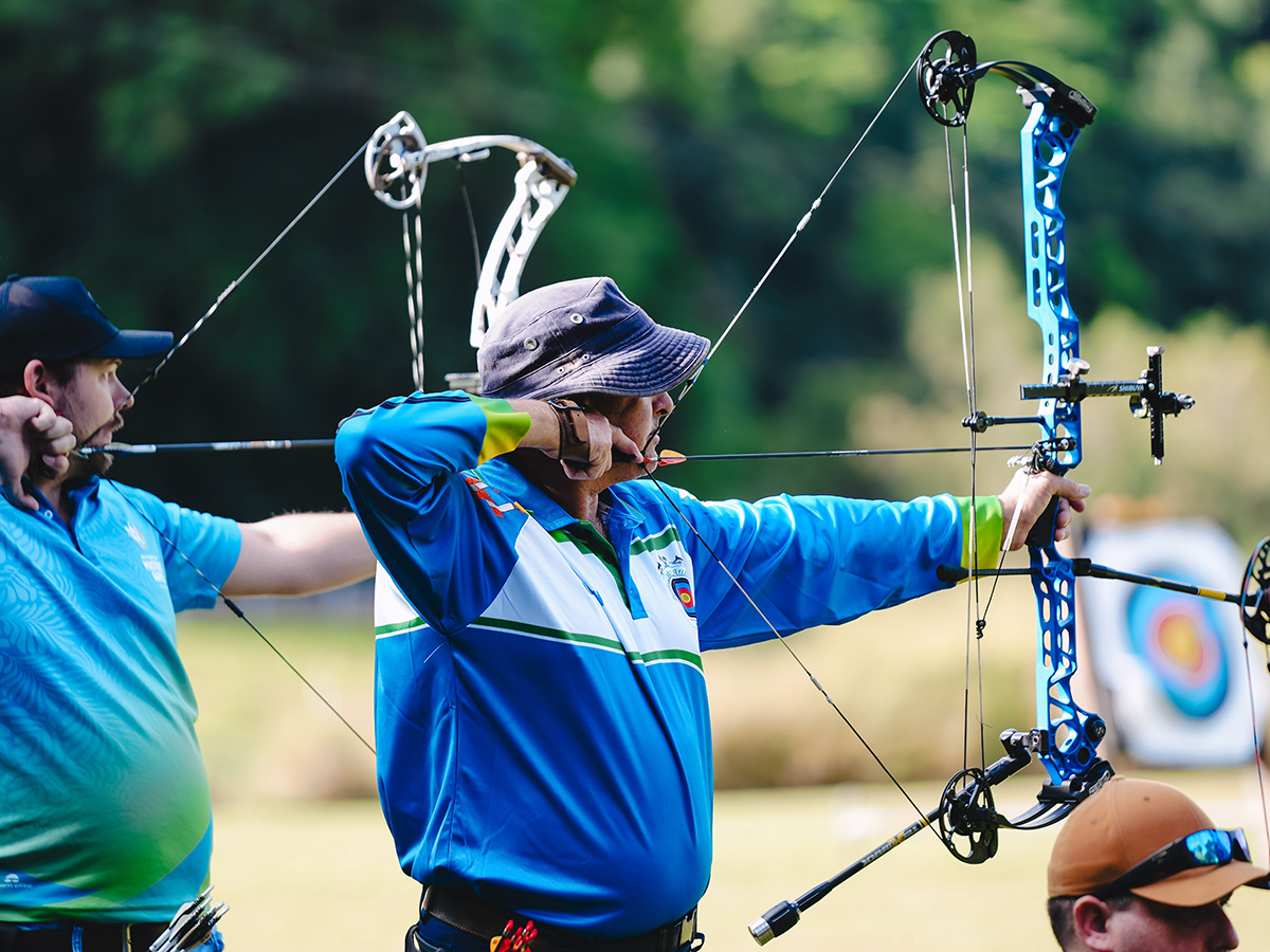 Archery at the 2025 Great Barrier Reef Masters Games.