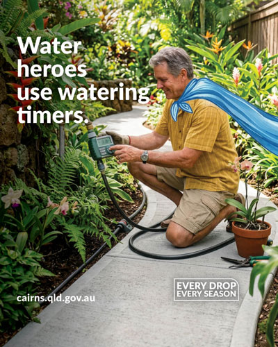 Water Heroes use watering timers