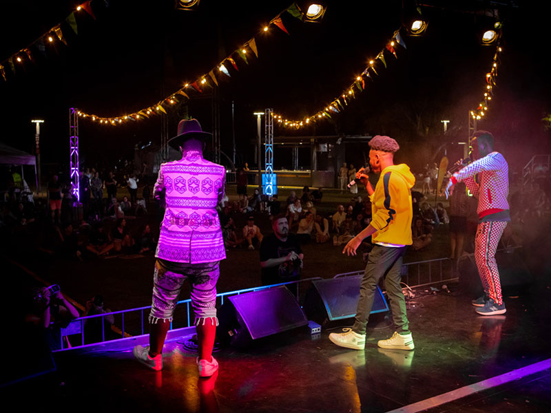Performers at Cairns Festival