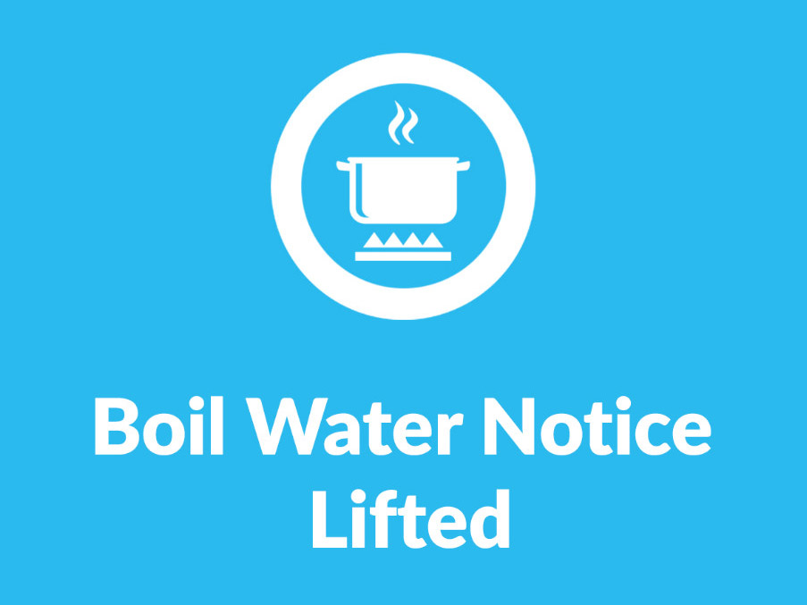 Boil water notice has been lifted image