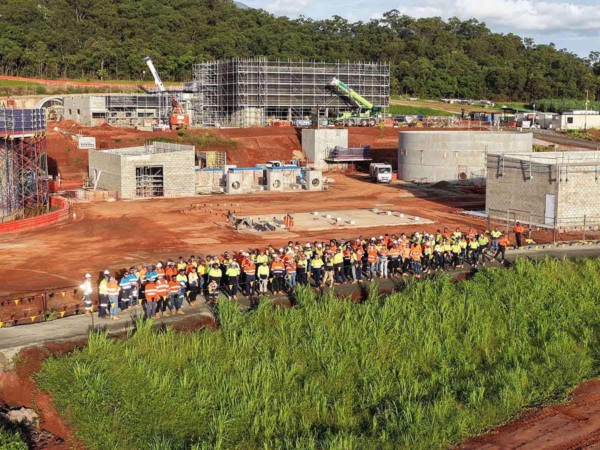 Local jobs drive water security milestone image