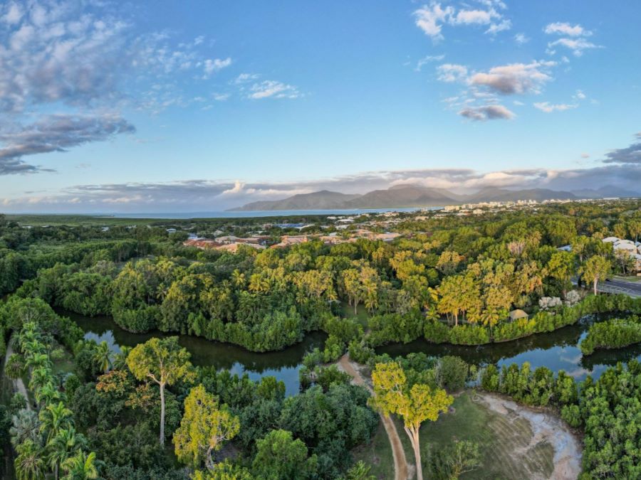 Aerial view of Saltwater Creek catchment