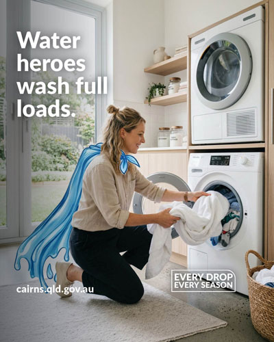 Water Heroes wash full loads