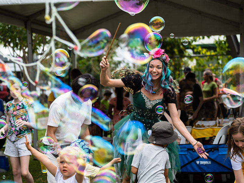 Ecofiesta bubbles