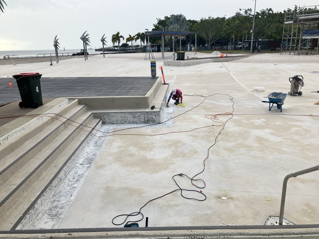 Cairns Esplanade Lagoon Cleaning - Steps